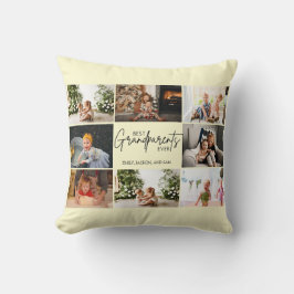 Almofada Foto personalizada dos melhores avós minimalistas