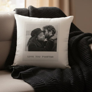 Almofada Foto Personalizada – Eu Te Amo Para Sempre