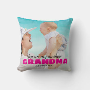 Almofada Foto personalizada Keepsasasaem GRANDMA Gift