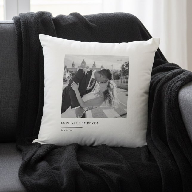 Almofada Foto Personalizada – Te Amo Para Sempre (Criador carregado)