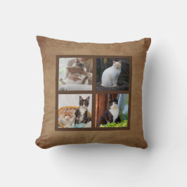 Almofada Foto Rustic Pets