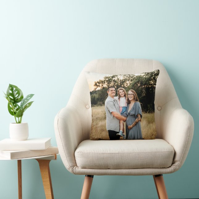 Almofada Foto Única Dupla Face Personalizada  (Cadeira)