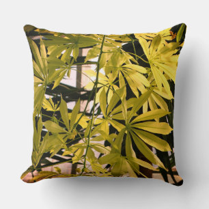 Almofada Fotografia de Folhas de Plantas