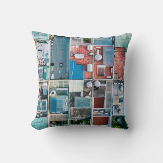 ALMOFADA FOTOGRAFIA DE VISTA AERIAL DAS CASAS