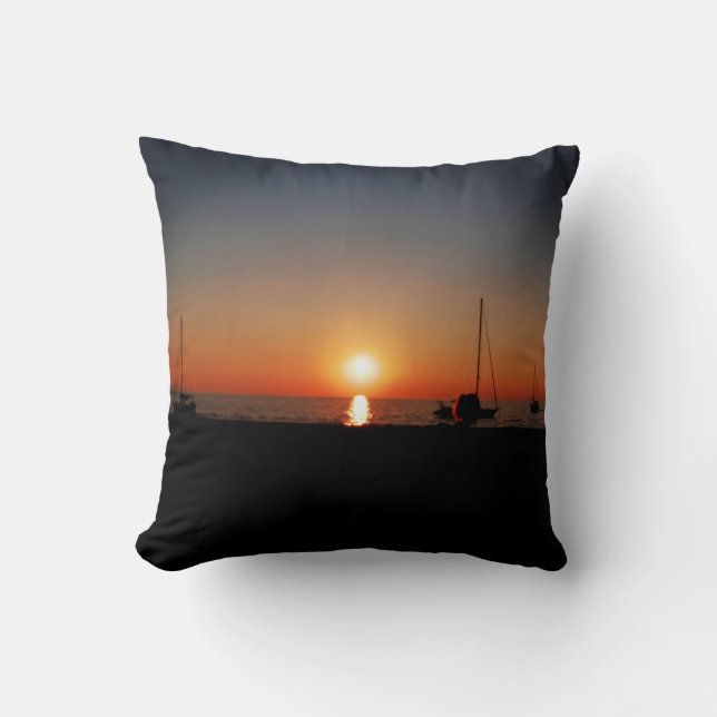 Almofada Fotografia do Sunset Idyllic (Frente)