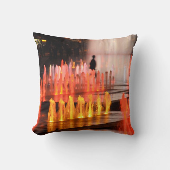 Almofada fotografia, silhueta homem (Frente)