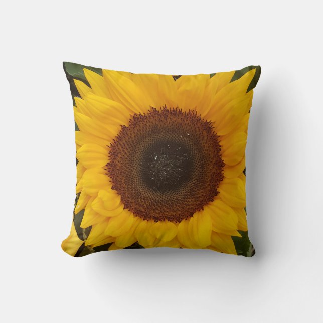 Almofada Fotografia Sunflower Travesseiro (Frente)