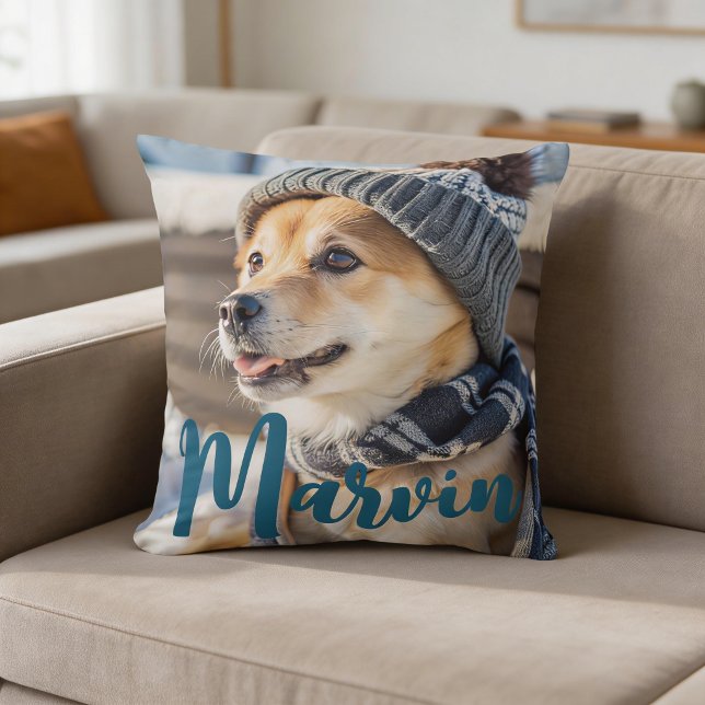 Almofada Fotos de Animais Personalizadas Rústicas Modernas  (Criador carregado)
