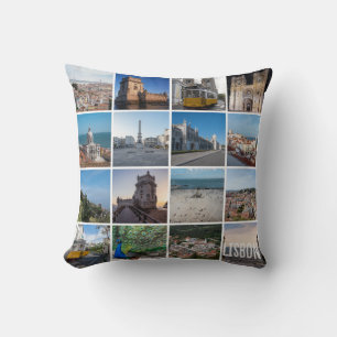 Almofada Fotos de Mosaico Lisboa, Portugal