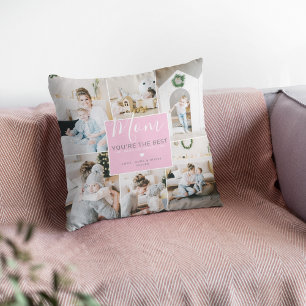 Almofada Fotos personalizadas Mãe você é a melhor Perso