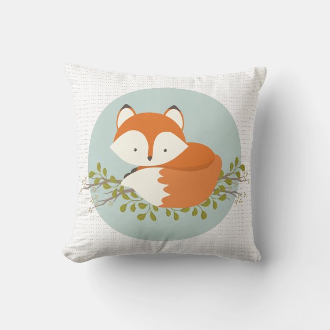 Almofada Fox Baby Snuggly Travesseiro da Floresta Doce (Frente)