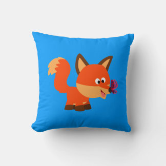 Almofada Fox E Travesseiro De Borboleta