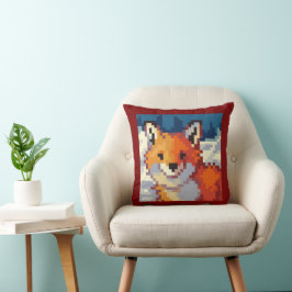Almofada Fox, Pixel Art, pixelart