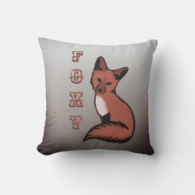 Almofada Fox Vermelha Sly (Frente)