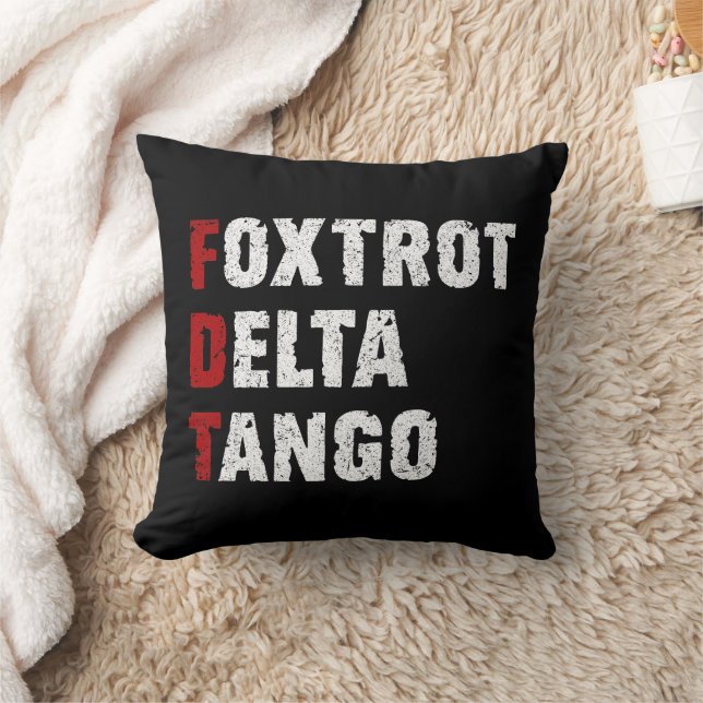 Almofada Foxtrot Delta Tango (Cobertor)
