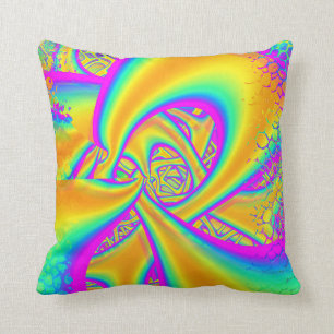 Almofada Fractal De Vidro Fundido Dicróico Fundido
