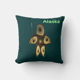 Almofada Fractal Inuit Hunter