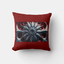 Fractal Juliabrot Vermelho e Prata