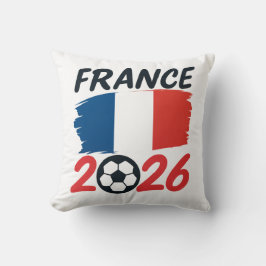 Almofada France 2026 Soccer Fan Design Flag Colors