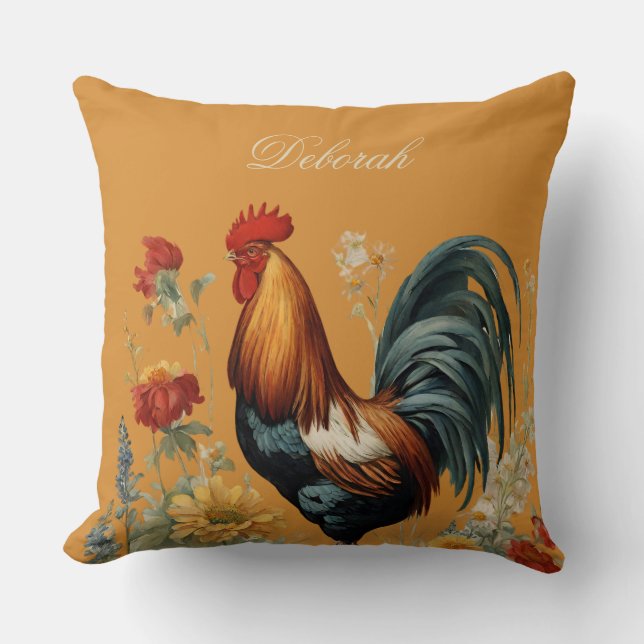 Almofada Frango Caipira Personalizado | Nome Personalizado  (Frente)