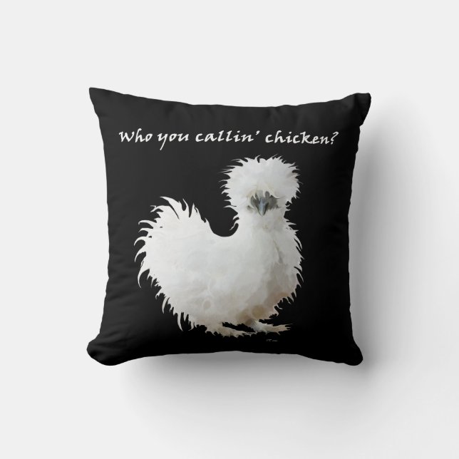 Almofada Frango Silkie Tolo  (Frente)