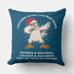 Almofada Frango Wing Galinha Wing Canções de Camisa Lyric H