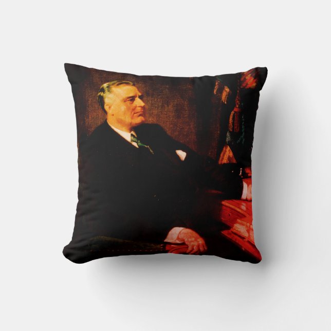 Almofada Franklin D. Roosevelt, Presidente em Exercício (Frente)