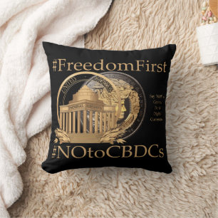 Almofada #FreedomFirst: Carteira de Liberdade - Abrace a Li