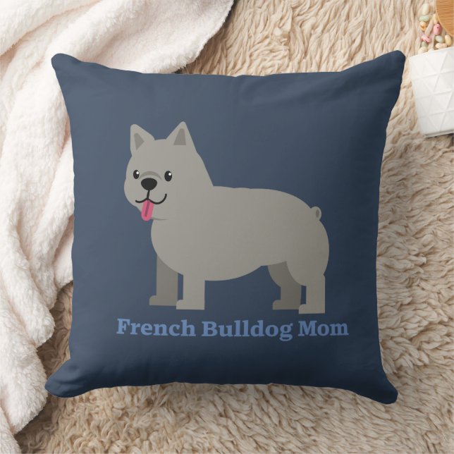 Almofada French Bulldog Mom (Cobertor)