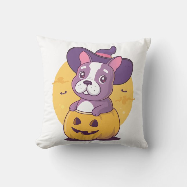 Almofada Frenchie Halloween (Frente)