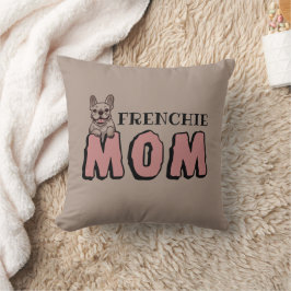 Almofada Frenchie Mãe Francês Bulldog Lover Brown