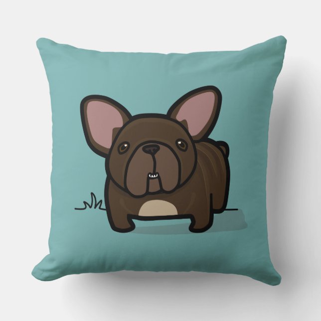 Almofada Frenchie rajado (Frente)