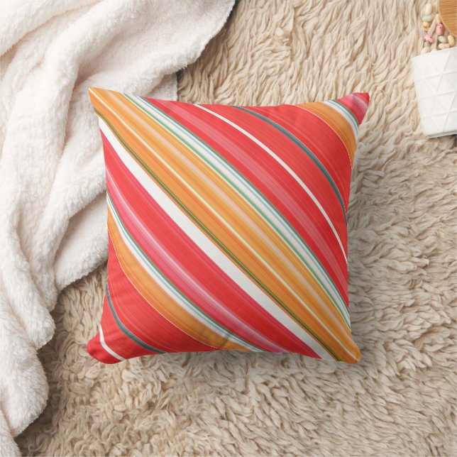 Almofada Frescos e Brilhos, Vermelhos e Amarelos, Xadrezes (Cobertor)