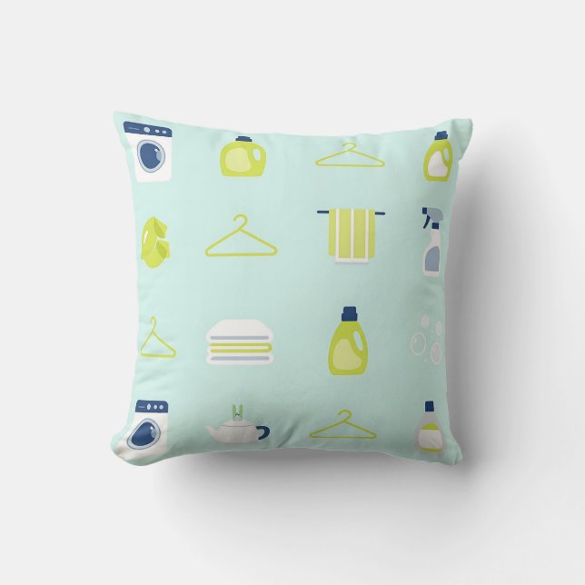 Almofada Fresh Laundry Day Pattern (Frente)