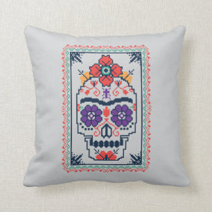 Almofada Frida Kahlo   Calavera