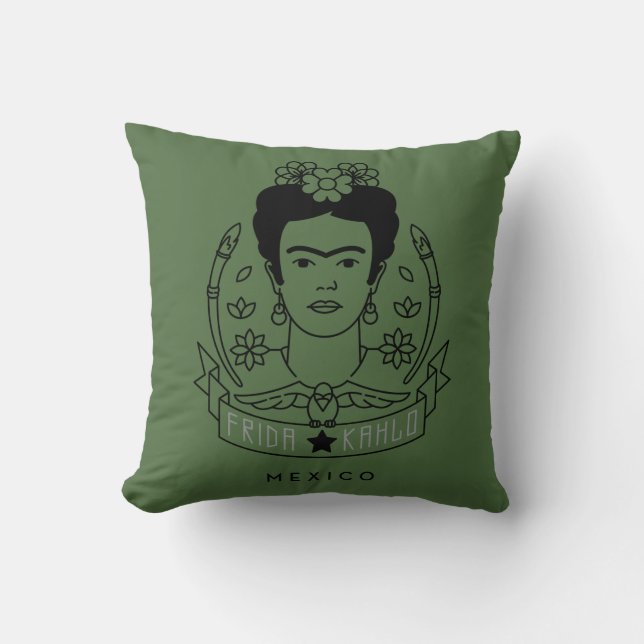 Almofada Frida Kahlo | Heroína (Frente)