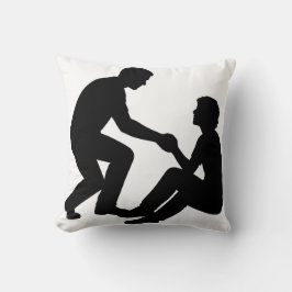 Almofada "Friend Helping Friend Pillow – Heartwarming Frien