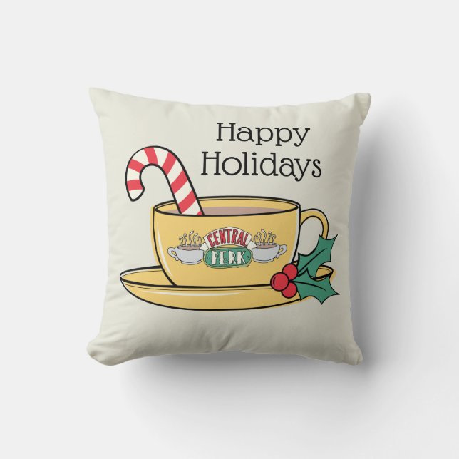 Almofada FRIENDS™ | Caneca de Natal do Central Perk (Frente)