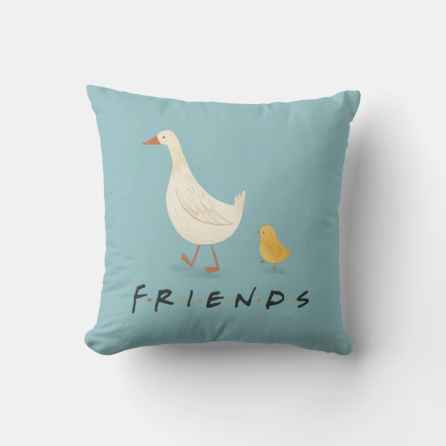 Almofada FRIENDS™ | O Pintinho e o Pato (Frente)
