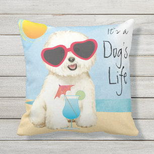 Almofada Frise de Bichon de Verão
