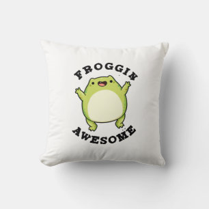 Almofada Froggin - Magnífico Sapo Cute Pun