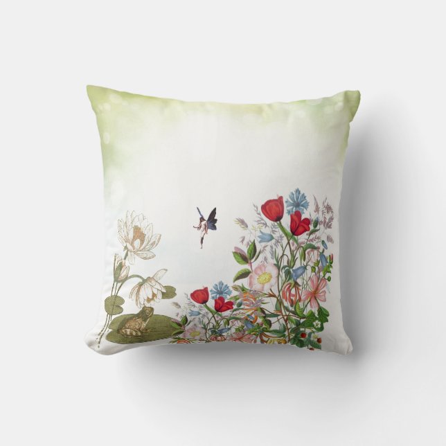 Almofada Froggy Foi Um Travesseiro MoJo Americano De Cortin (Frente)