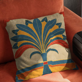 Almofada Fronteira Egípcia Art Deco