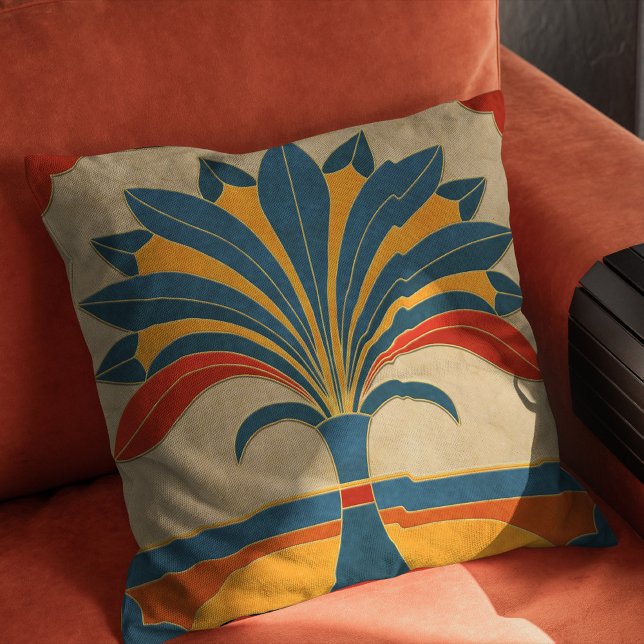 Almofada Fronteira Egípcia Art Deco (Criador carregado)