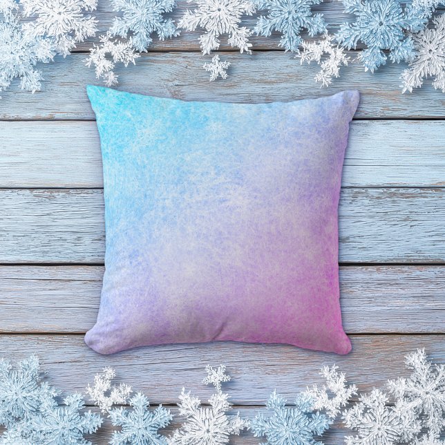 Almofada Frozen Blue to Purple Gradient Pillow (Criador carregado)