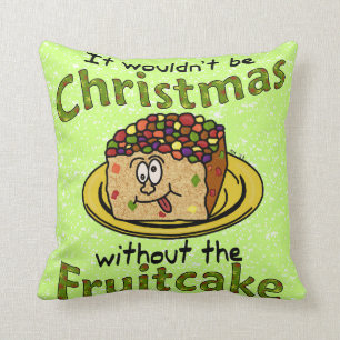Almofada Fruitcake engraçado dos desenhos animados do Nata