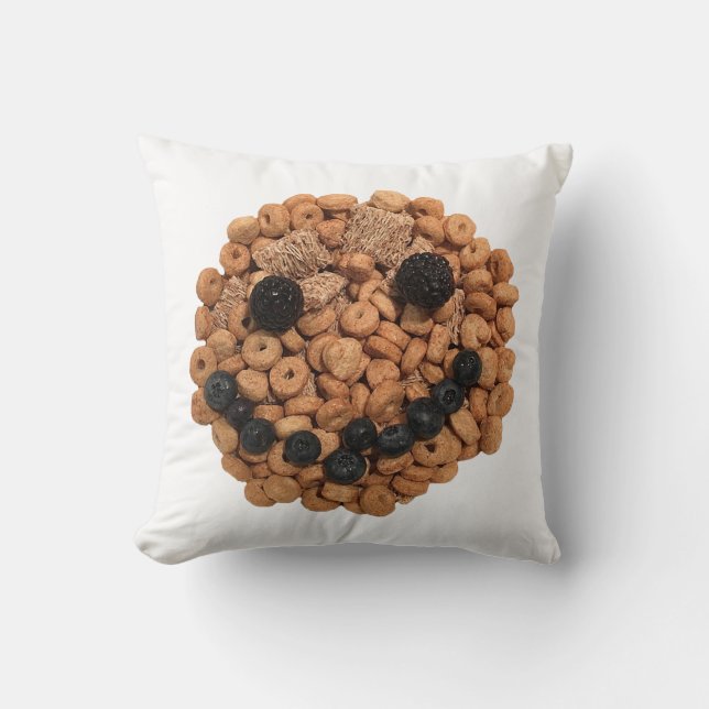Almofada Fruta Sorridente e Face Cereal (Frente)