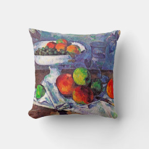 Almofada Fruta, Vidro e Maçãs, Cezanne