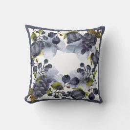 Almofada Frutas azuis no travesseiro decorativo de quadros