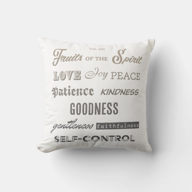 Almofada Frutas do Espírito (Frente)